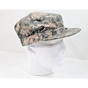 Army Issue Digital Camo Patrol Hat Fitted 7 3/4 Size Cap